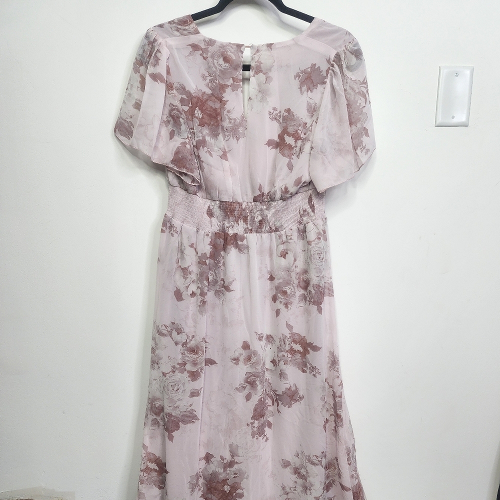 Baltic Born Blush Pink Floral Maxi Dress - Picture 3 of 5